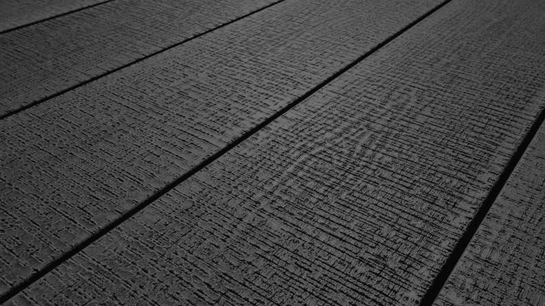 planeo TitanWood - solid plank wood structure dark grey