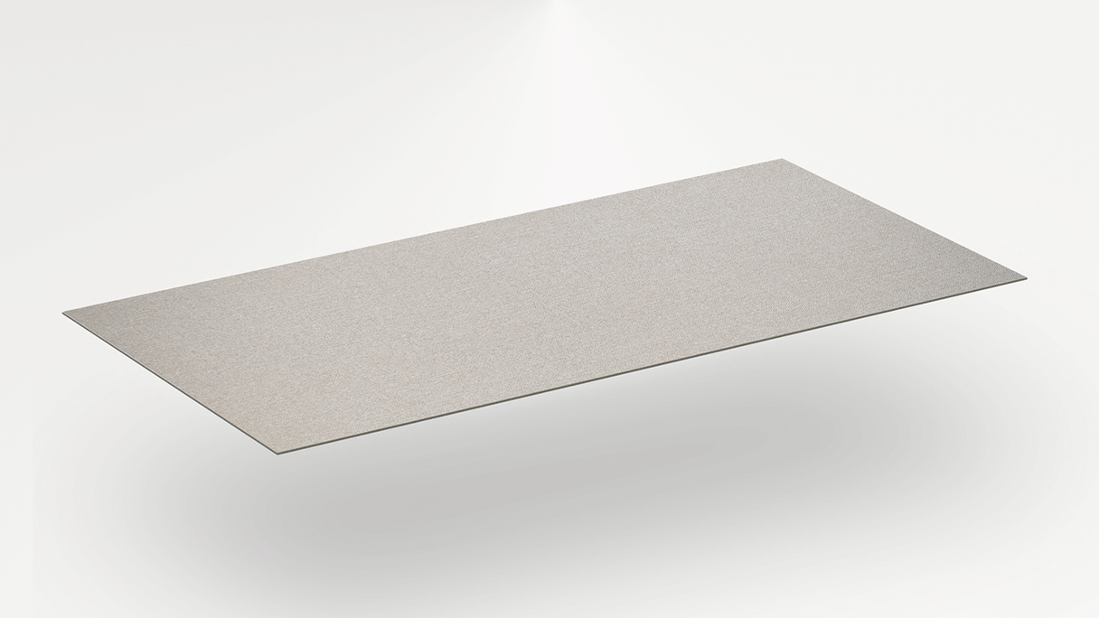 planeo SPC wall panelling – CeraRock Tile Stripes Tweed Sand XL 280 x 117.5 cm