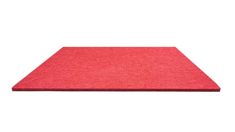 planeo acoustic felt panel - MixWall EcoColor Line Red Fox 52 x 52 cm (PLMW-00021A)