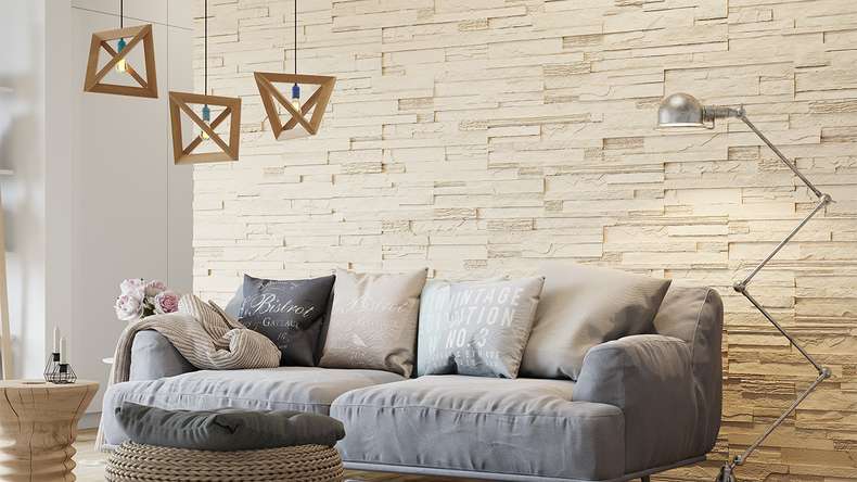 planeo StoneWall Solid clinker brick slips - Kilimanjaro