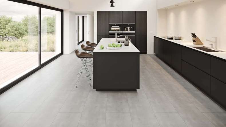 planeo Click Vinyl - Rigid Concrete light Zero (DF-86601)