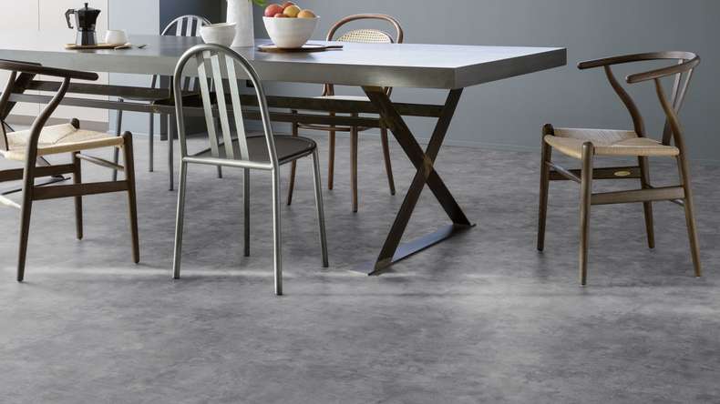 Gerflor PVC flooring - BOOSTER MADRAS SILVER - 1593