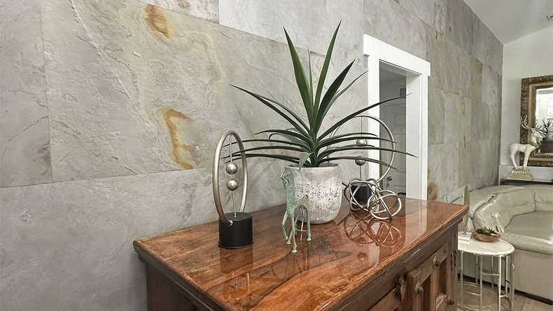 planeo EVOLITH Slate&Stone - Natural stone wall cladding Bianco Pure 1220 x 610 mm