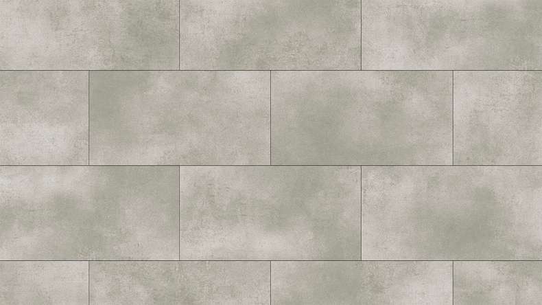 planeo Rigid Click Vinyl - STEINWERK PUCore XL Concrete Grey Light | Impact sound insulation integrated (NF-FXL-299)