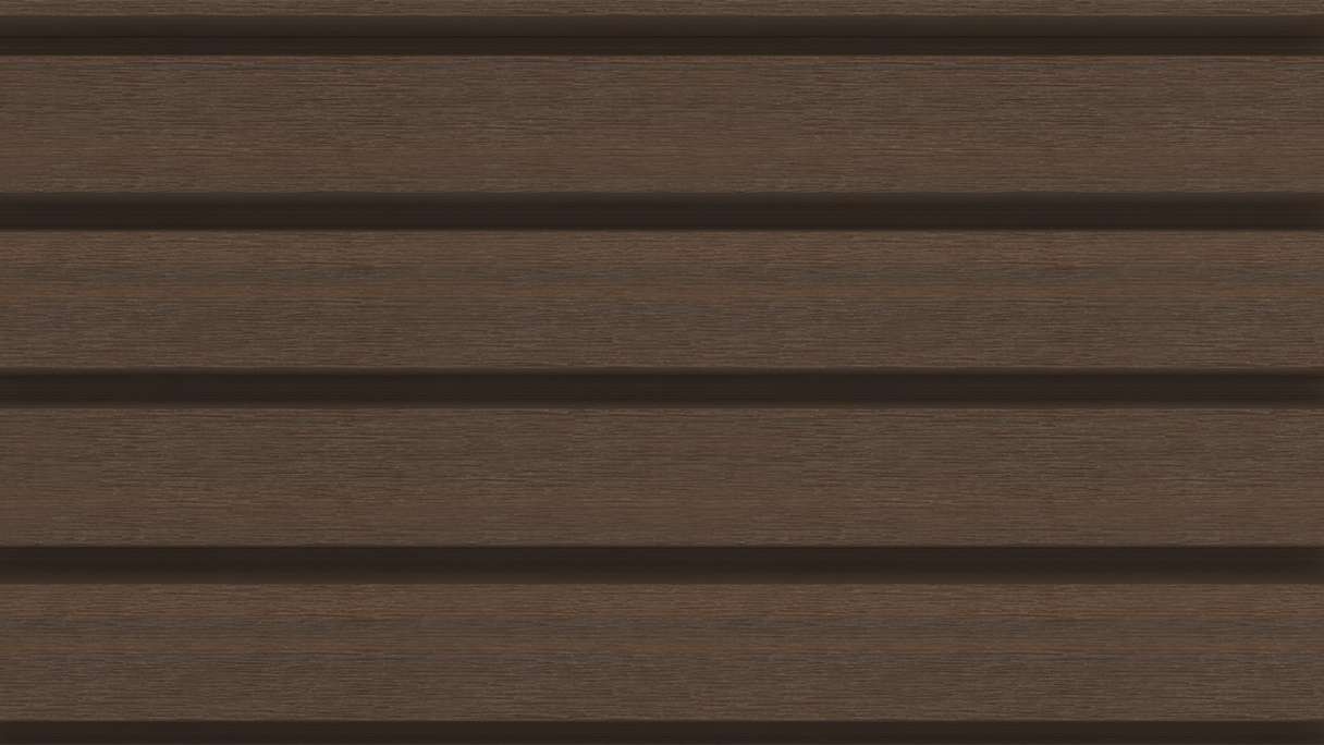 planeo LINEA Wide – WPC CoEx cladding, Ipe Brown, 2900 x 181 mm