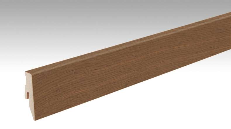 MEISTER skirting boards brown oak 1235 - 2380 x 60 x 20 mm (200049-2380-01235)