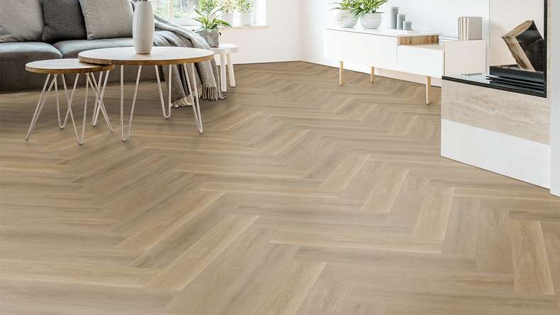 planeo click Vinyl - Herringbone Oak Zurich (KH-5003-T)