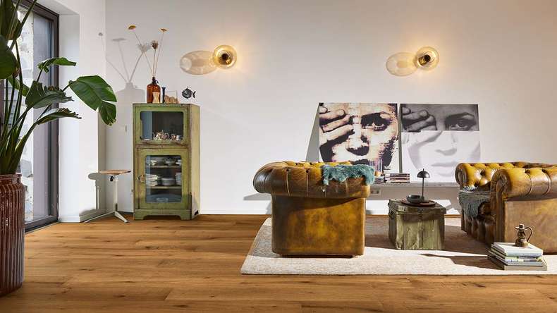 MEISTER Parquet Flooring - Longlife PD 400 Oak authentic (500006-2200180-09016)