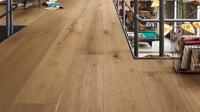 MEISTER Lindura wood flooring HD 400 - 08923 Oak authentic greige ultra matt lacquered 2200 x 270 x 11 mm (500214-2200270-08923)