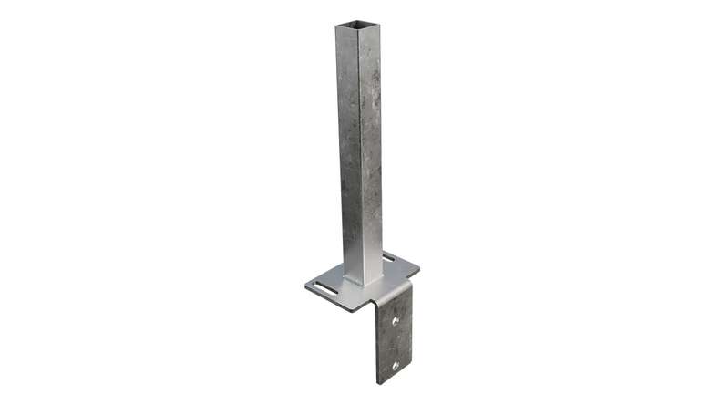 planeo Gardence Strong - GJ 45 L-stone bracket 16 x 12 x 40 cm for dowelling with integrated mounting adapter