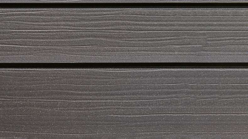 planeo Fassado - WPC rhombus strip facade cladding Prime lava grey XXL 6 m