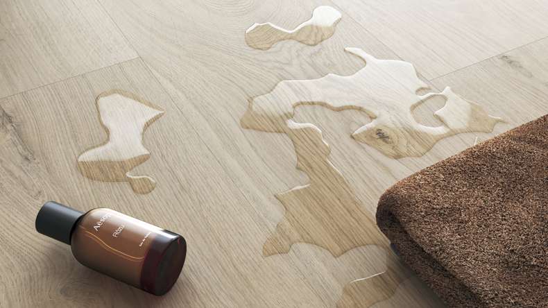 planeo Rigid Click Vinyl - SolutionX 2in1 Oak Cream White | Impact sound insulation integrated (ECF-0074)