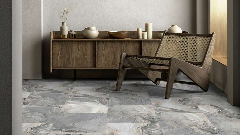 Gerflor adhesive vinyl - Creation 55 Resin Marble