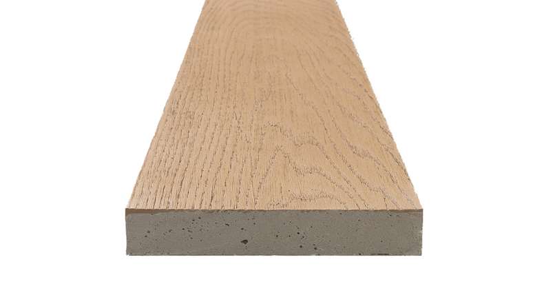 planeo Authoria PureBoard solid decking - Light Natural Oak 3.6m textured
