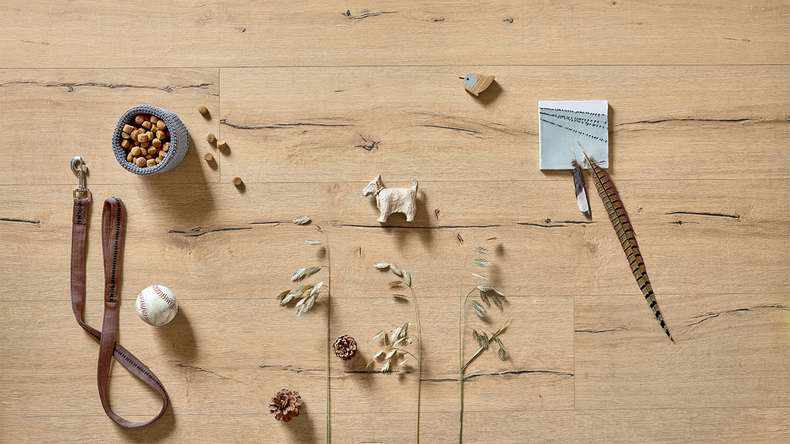MEISTER design flooring MeisterDesign. next DL 500 S - 07139 Light reclaimed oak | integrated footfall sound insulation (400055-2052220-07139)