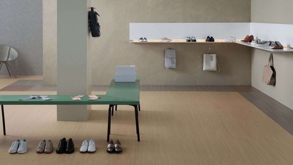 planeo click linoleum flooring Linoklick - Withered prairie - 935217