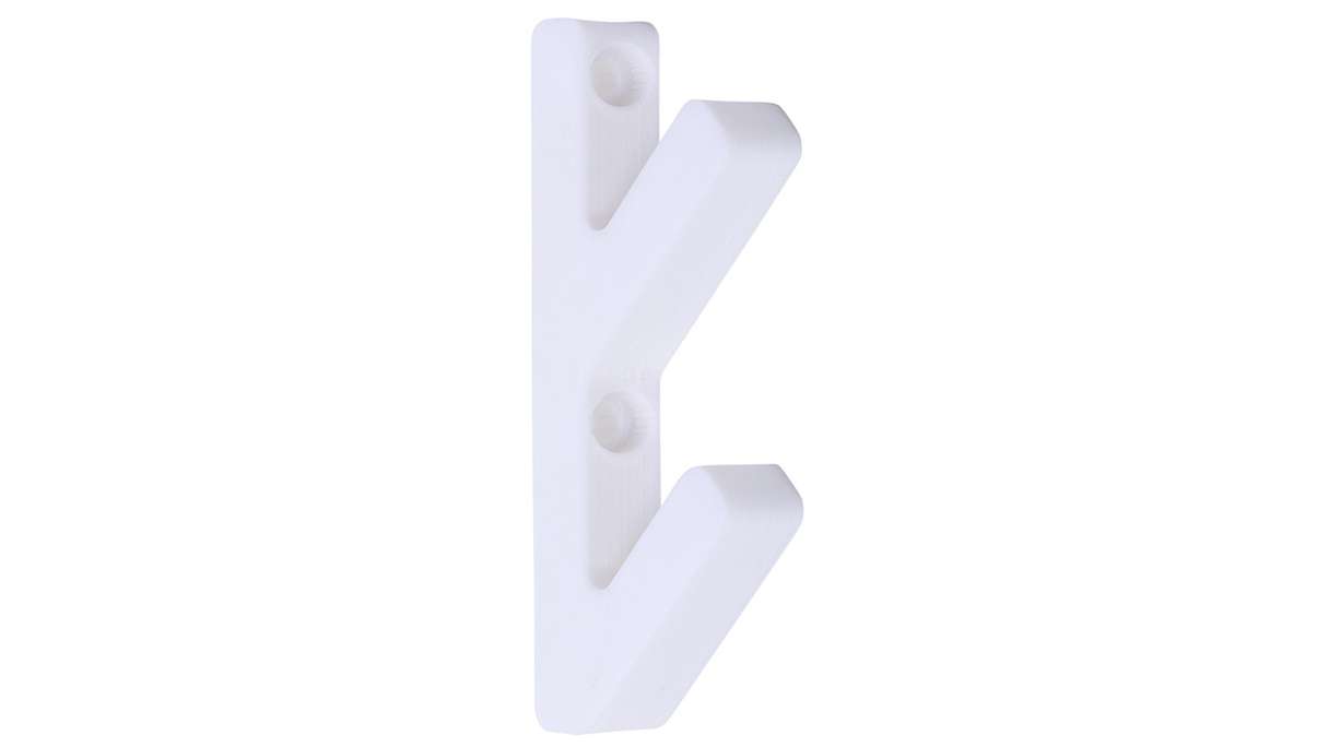 planeo 3D hooks - white 2 pcs