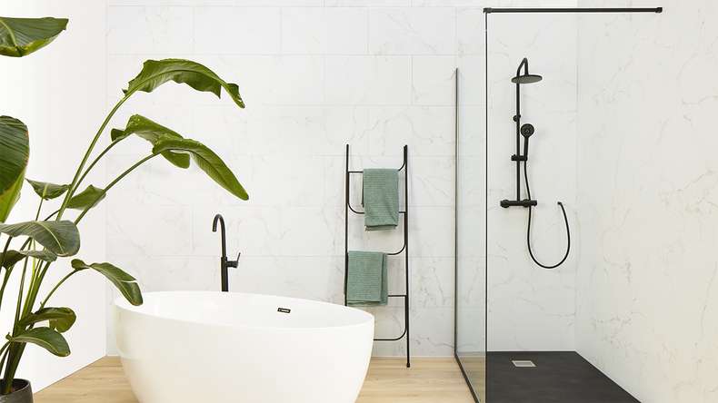 planeo StrongWall - Plastic wall panelling XL Corlen 260 x 90 cm