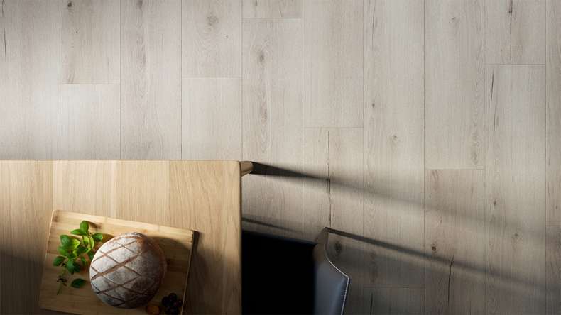 planeo Rigid Click Vinyl - Riverwalk Oak | Impact sound insulation integrated (DF-K-922-055)