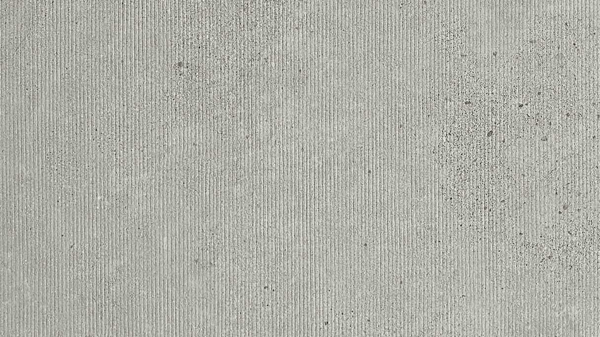 planeo SPC wall panelling – CeraRock Tile Stripes Concrete Grey XL 280 x 117.5 cm