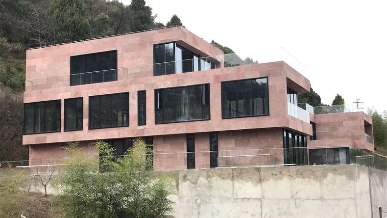 planeo EVOLITH Slate&Stone - Natural stone wall cladding Ross Clay 1220 x 610 mm