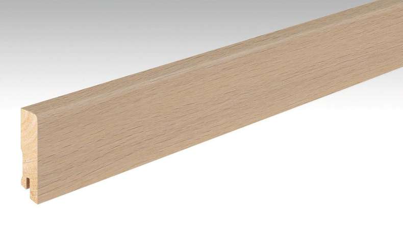 MEISTER skirting boards Profile 15 F MK Oak cream white Nature 1284 - 2380 x 60 x 16 mm (200023-2380-01284)