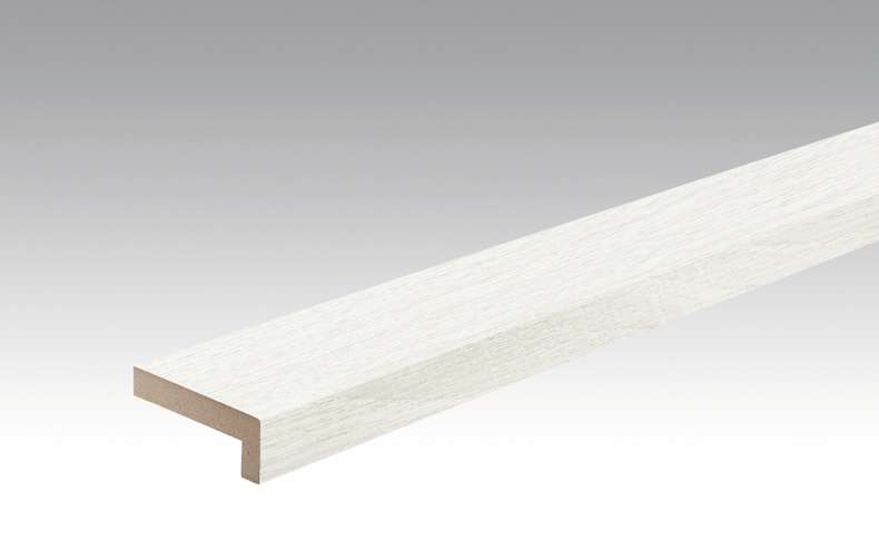 MEISTER Skirtings Angle cover strips oak white opaque 4069 - 2380 x 60 x 22 mm (200028-2380-04069)