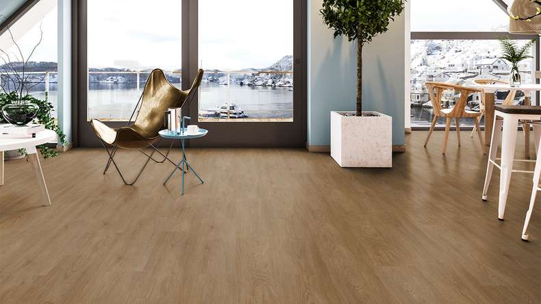 Gerflor Klick Vinyl - Senso Premium Rigid Acoustic Country brown | Impact sound insulation integrated (40441627)