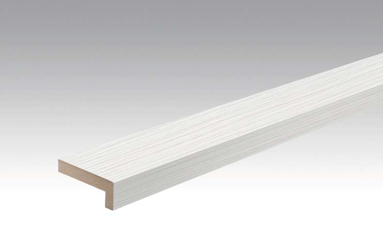 MEISTER skirting boards angle cover strips silver 4021 - 2380 x 60 x 22 mm (200028-2380-04021)