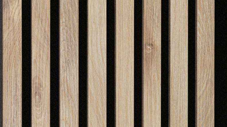 planeo acoustic panels - light oak - 260 x 33 cm