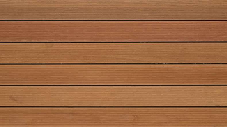 TerraWood Wood Decking Bangkirai 25 x 145 x 4570mm - grooved/fluted