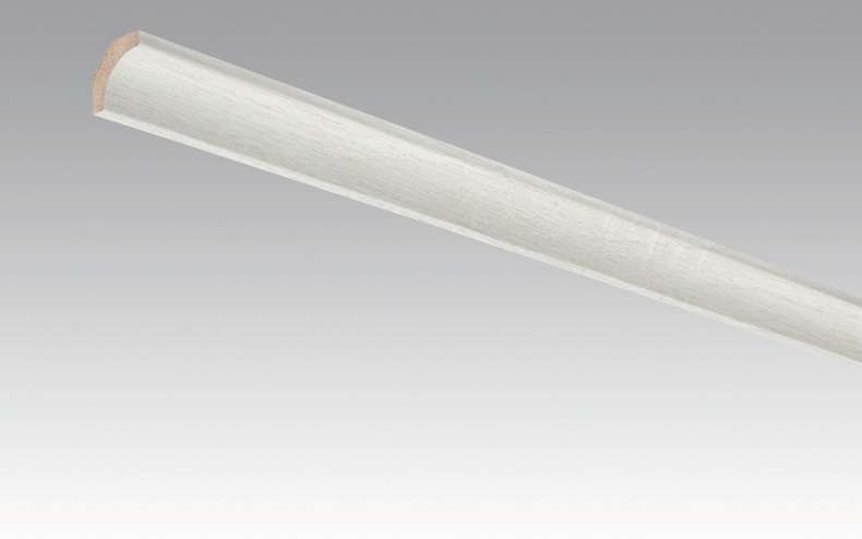 MEISTER skirtings coving oak white opaque 4069 - 2380 x 22 x 22 mm (200034-2380-04069)