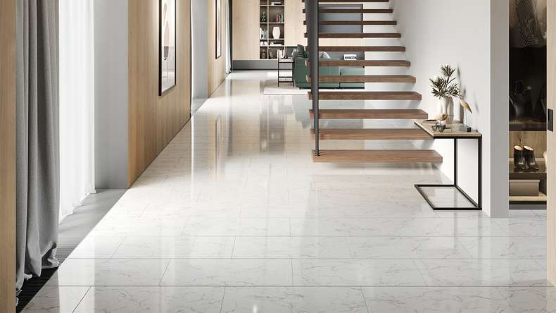 planeo laminate - Stone 2.0 Carrara Marble High gloss (FE00608)