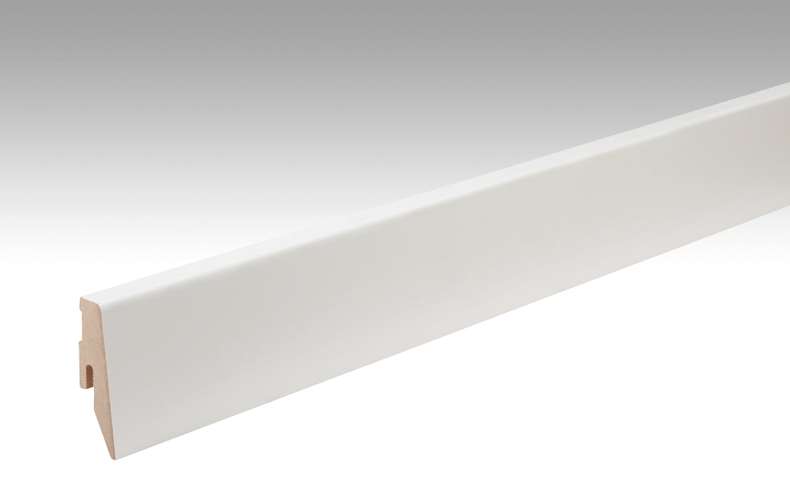 MEISTER skirting boards pure white ash 1073 - 2380 x 60 x 20 mm (200049-2380-01073)