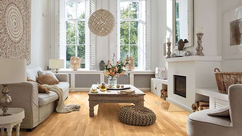 MEISTER Parquet Flooring - Longlife PC 200 Oak lively pure (500009-2400200-09036)