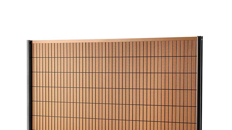 planeo WPC Strip Set - Brown L 250 x H 123 cm