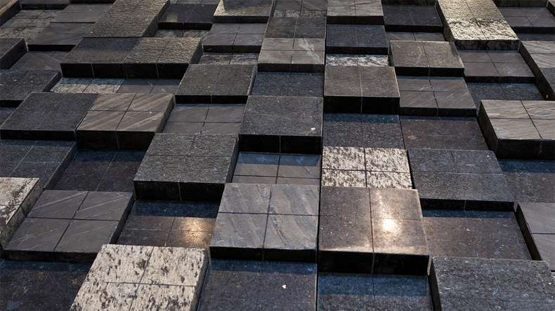 planeo EVOLITH Slate&Stone - Natural stone wall cladding Noctis 1220 x 610 mm
