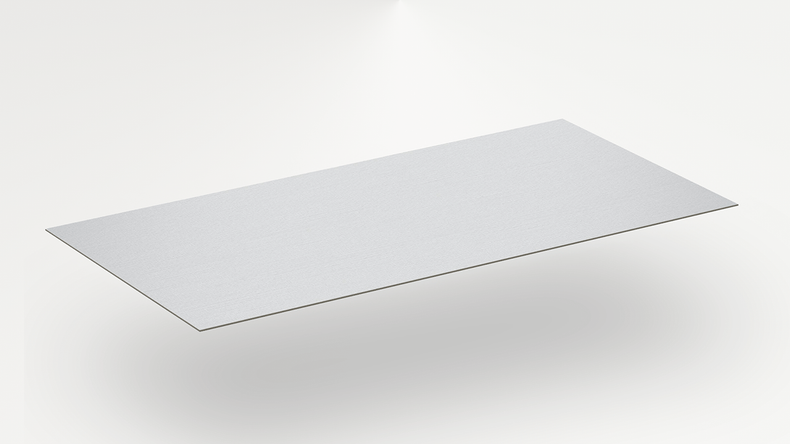 planeo SPC wall panelling – CeraRock Tile Stripes Concrete White XL 280 x 117.5 cm