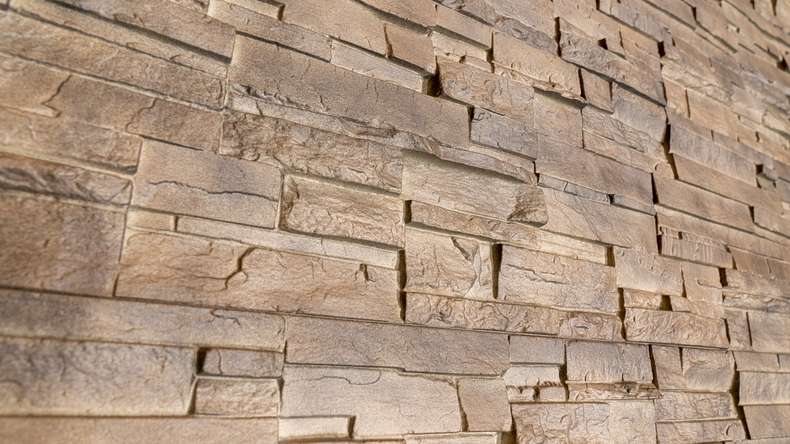 planeo stone-look facade panel - NoviStone Brownstone 1054 x 334 mm