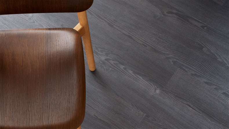 Forbo Allura Wood 55 adhesive vinyl - Indigo Ash 750 x 150 mm (63666DR5)