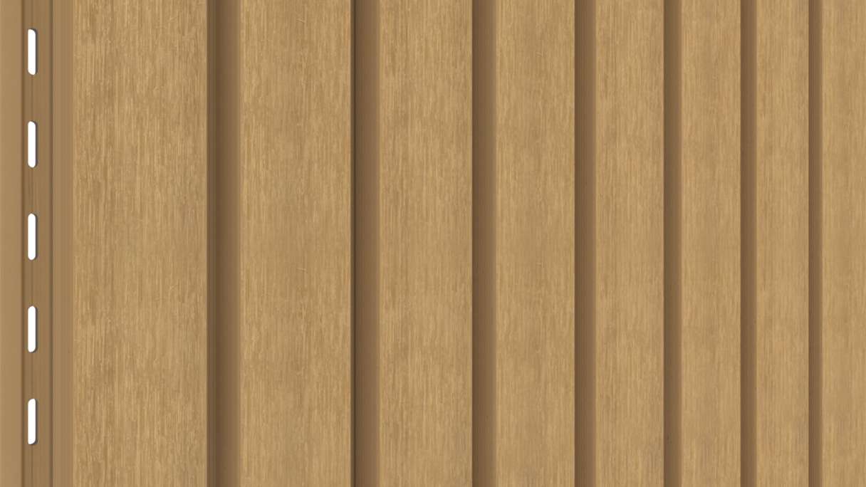planeo LINEA Wide – WPC CoEx cladding, Sand, 2900 x 181 mm