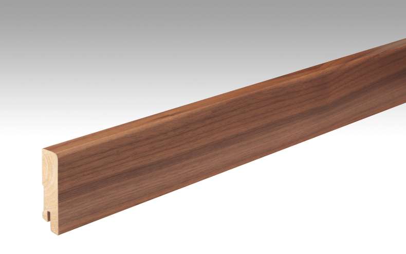 MEISTER Skirtings Walnut 015 - 2380 x 60 x 16 mm (200023-2380-00015)