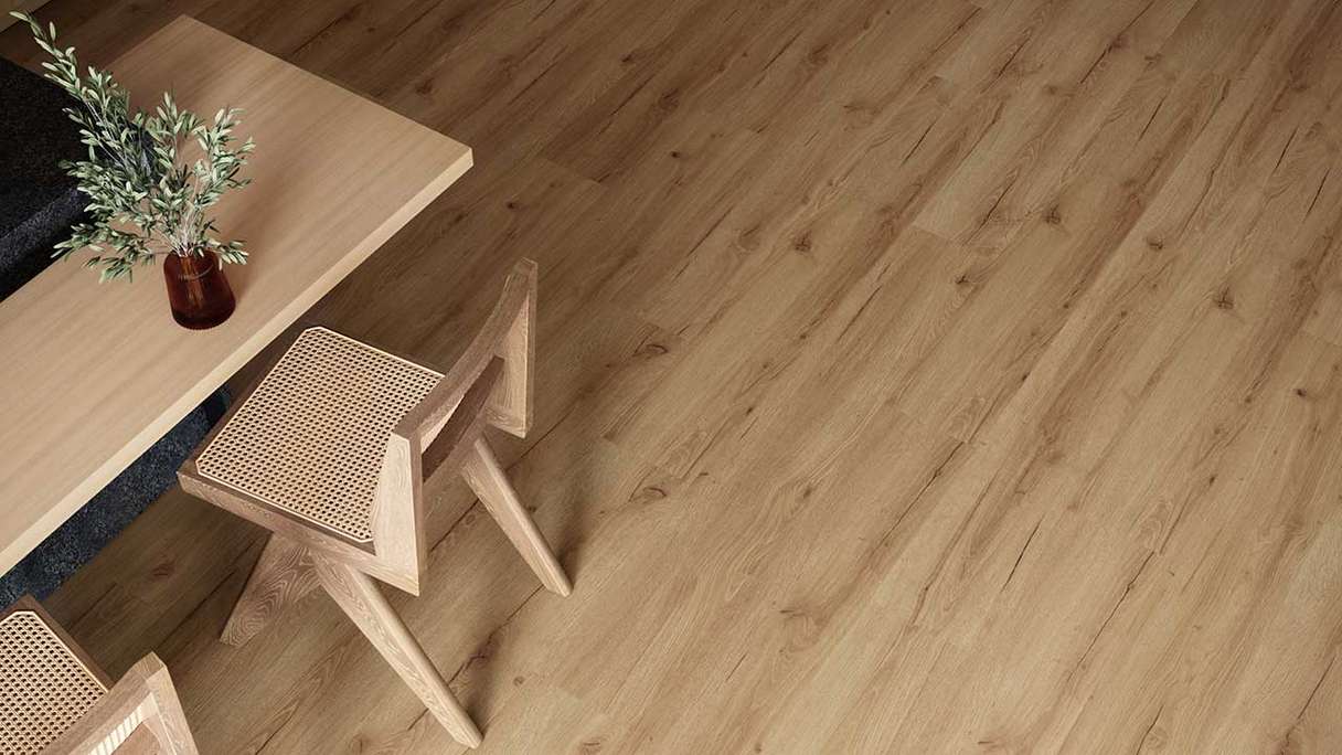 planeo WPC click vinyl - PUREtec MAX 70 EIR Classic Light Oak | Impact sound insulation integrated (RP-A50-6)