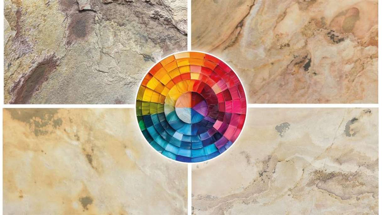 planeo EVOLITH EasyFix - Natural stone wall panelling Autumn Drift 600 x 300 mm - 6pcs.