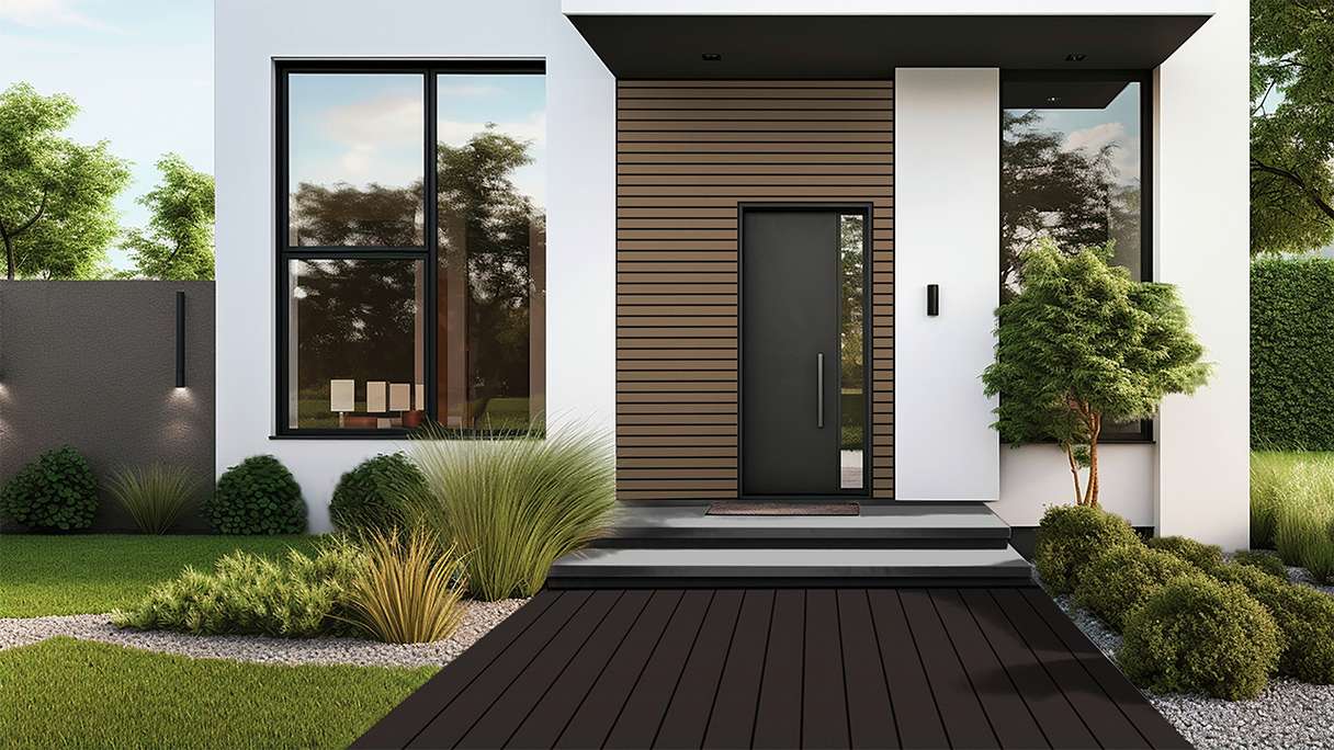 planeo wooden terrace - bamboo dark - smooth/grooved