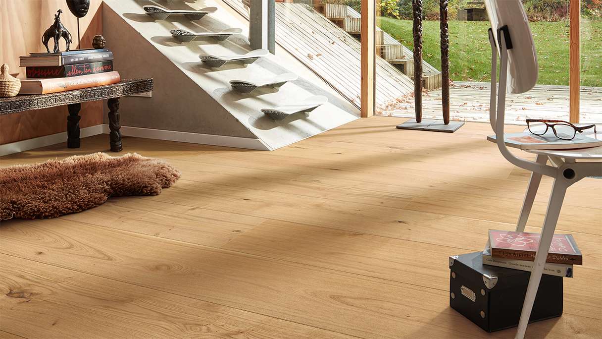 MEISTER Lindura wood flooring HD 400 - 08915 Oak authentic ultra matt lacquered 2200 x 205 x 11 mm (500214-2200205-08915)