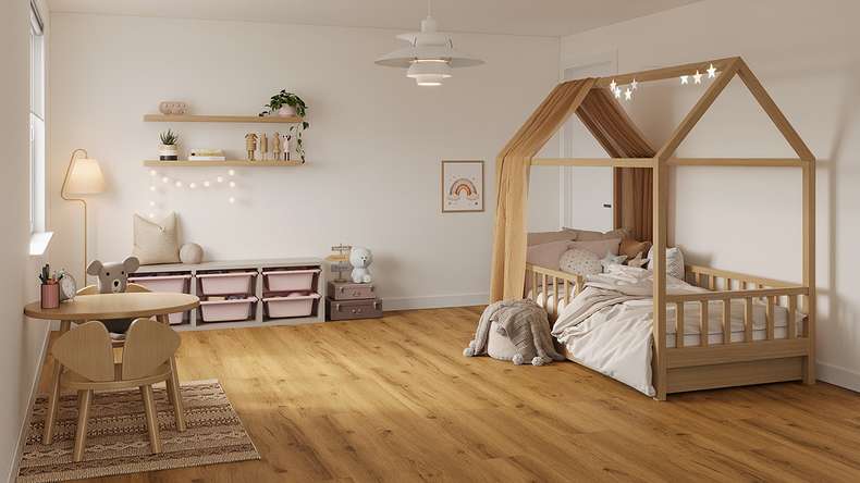 Lys&Land Rigid Klick Vinyl - Fjordline XL Oak Prime 1.83m long XL plank | integrated footfall sound insulation (SP183-10)