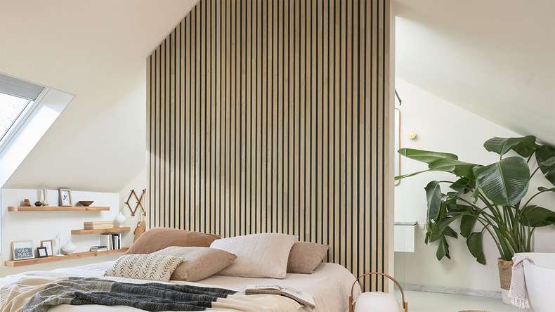 MEISTER acoustic panels Acoustic Sense WOOD - Natural oak 4310 - 260 x 33 cm