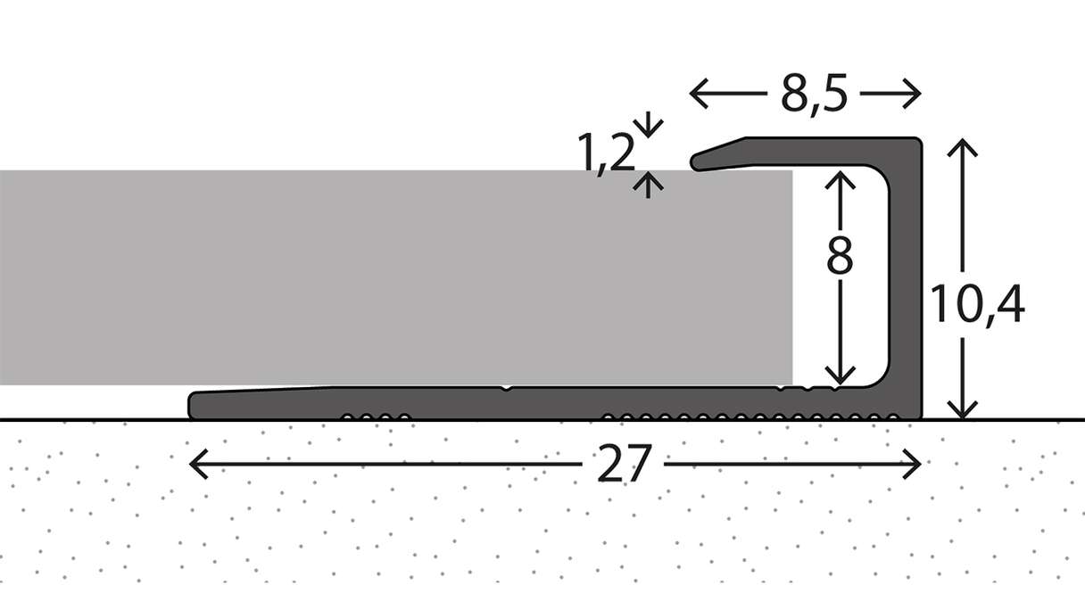 planeo end profile 941 - 270 cm