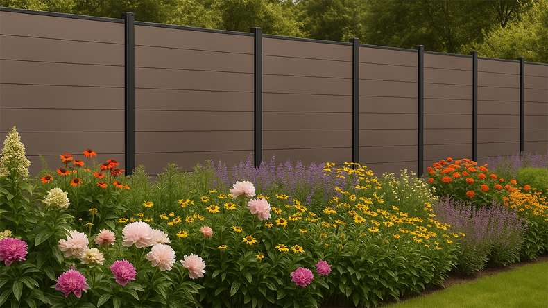 planeo Classic - BPC plug-in fence brown